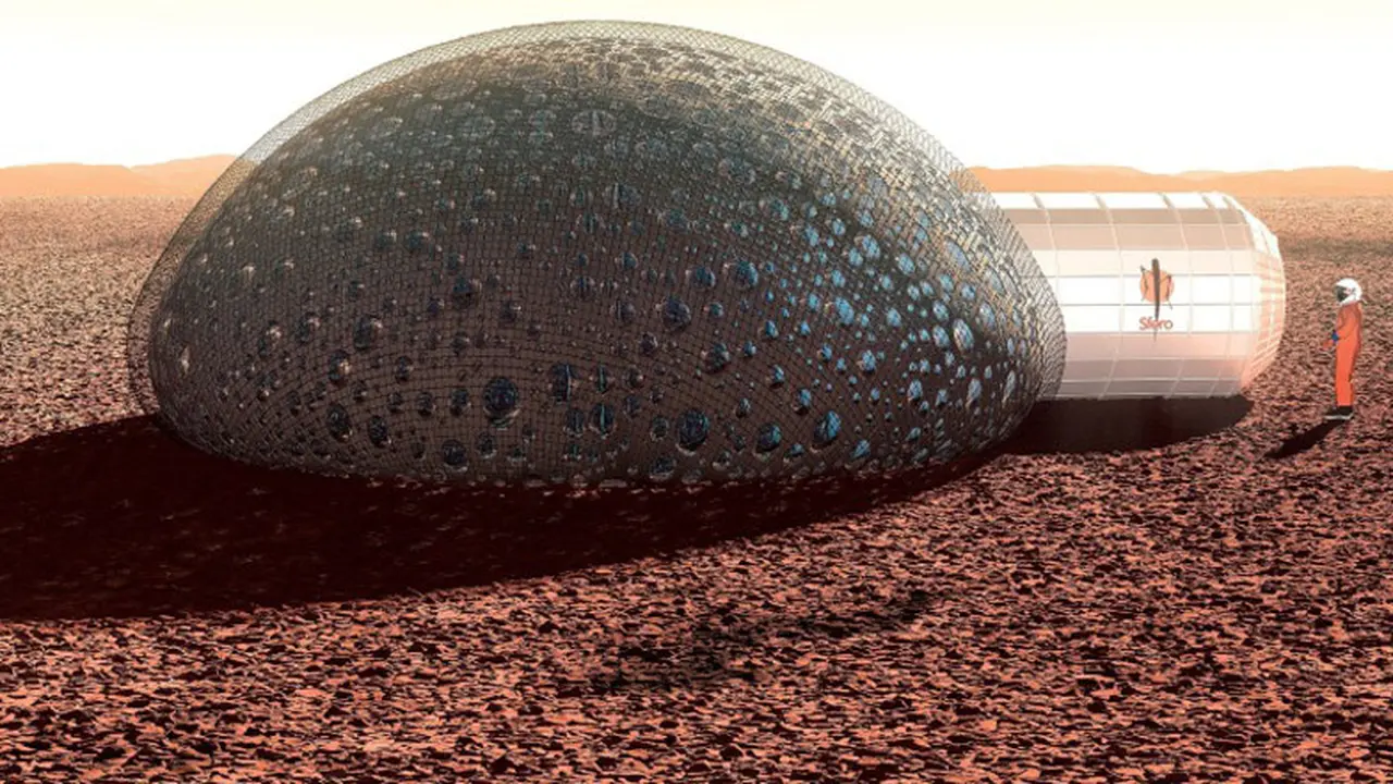 Begini Bentuk Gubuk Manusia di Planet Mars