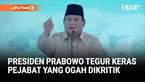 Presiden Prabowo Subianto menghadiri pemusnahan narkotika seberat 214,84 ton senilai Rp29,37 triliun yang dilakukan oleh Polri di Lapangan Bhayangkara Mabes Polri, Jakarta Selatan, Rabu (29/10). Dalam sambutannya, Presiden Prabowo menyinggung pejabat...