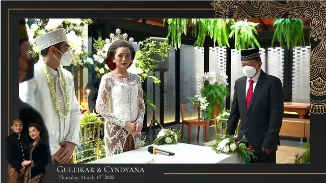 7 Momen Akad Nikah Cyndyana Lorens Adik Kriss Hatta, Kental Nuansa Adat Jawa