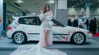 Honda Civic Estilo EG6 dengan Tema Batik Hokokai Jadi Sorotan di Osaka Auto Messe 2025