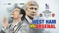 West Ham vs Arsenal (Liputan6.com/Trie yas)