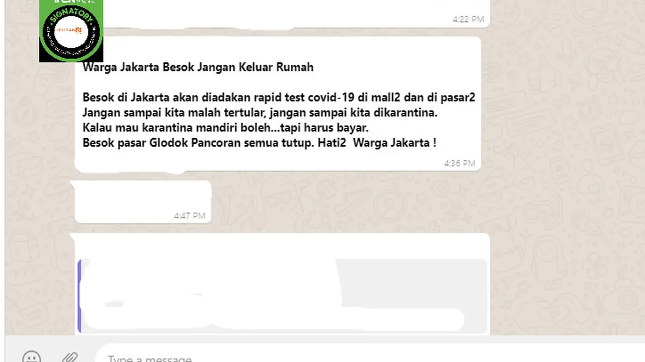 Imbauan Untuk Warga Jakarta