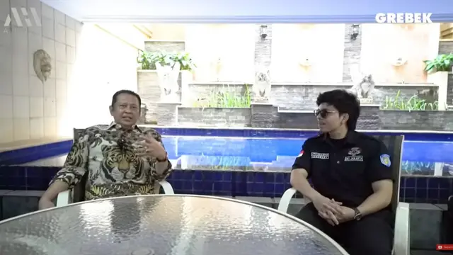 Atta Halilintar di kediaman Bamsoet (YouTube/AH)