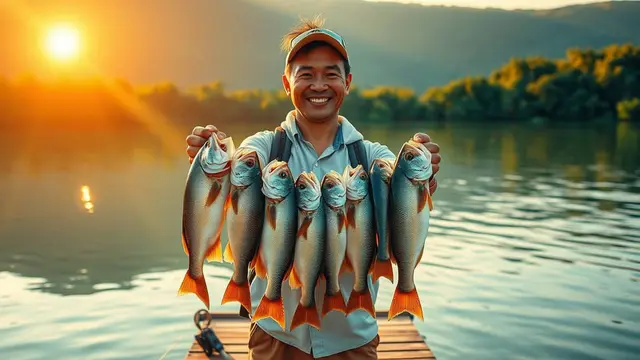 mimpi mancing ikan dapat banyak