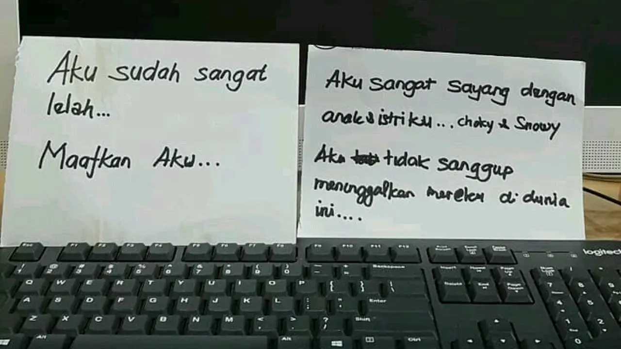 Dua Pesan Terakhir Sebelum Satu Keluarga Tewas di Palembang