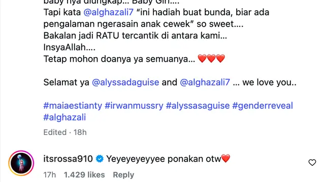 Alyssa Daguise dan Al Ghazali