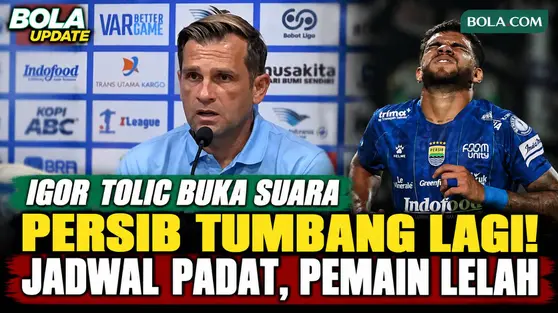 Igor Tolic Buka Suara Usai Persib Tumbang 0-1 dari Madura United, Soroti Jadwal Padat dan Pemain Kelelahan