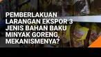Tepatnya pada Jumat 22 April 2022 sore, usai menggelar rapat terbatas dengan beberapa menteri, Jokowi mengumumkan melarang ekspor bahan baku minyak goreng maupun minyak goreng. Pelarangan ekspor ini mulai berlaku pada 28 April 2022.