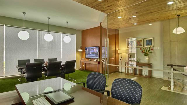 5 Inspirasi Desain Interior Kantor Industrial Modern Berkelas Nan Nyaman Lifestyle Liputan6 Com