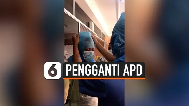 VIDEO: Tenaga Medis Malaysia Pakai Kantong Plastik Sebagai Pengganti APD