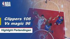 Tobias Harris membukukan 28 poin dalam kemenangan Los Angeles atas Orlando. Nikola Vucevic menambah 16 poin dan 24 rebound untuk Magic.