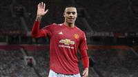 Mason Greenwood - Pemain asli akademi Manchester United ini tampil mengesankan untuk Tim Setan Merah. Semangat dan tekad yang kuat dari bocah ajaib untuk membawa pulang trofi ke Old Trafford bisa menjadi motivasi lebih saat menghadapi Villareal di laga final nanti. (Laurence Griffiths/Pool via AP)