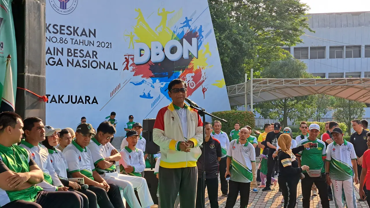 Menteri Koordinator Bidang Politik, Hukum, dan Keamanan (Menko Polhukam) Mahfud MD