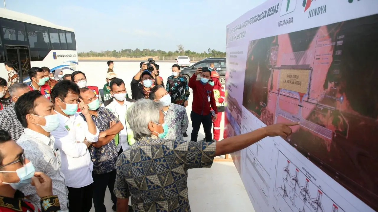 Kepala BP Batam Muhammad Rudi mengatakan, kawasan Bandara Hang Nadim akan dirancang menjadi sebuah kawasan hub logistik yang akan meningkatkan perekonomian dan industri di Kota Batam. (Dok BP Batam)