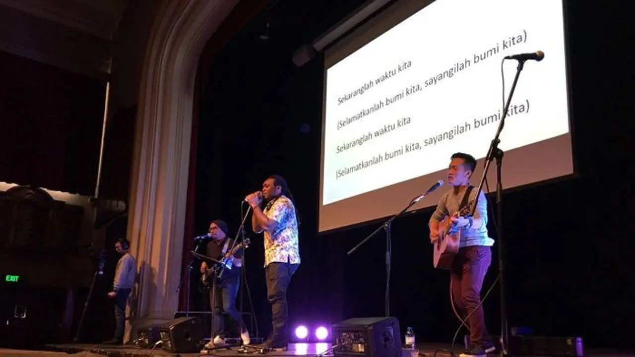 Michael Jakarimilena saat tampil di Melbourne. (Facebook/Bhineka Tunggal Ika)