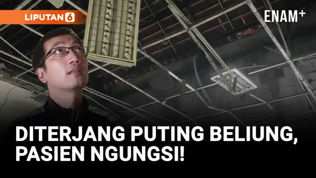 VIDEO: Atap RSUD Bangkalan Hancur Diterjang Angin Puting Beliung