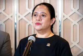 Ketua DPR Puan Maharani saat konferensi pers di Kompleks Parlemen, Senayan, Jakarta, Kamis (21/8/2025). (Foto: Dokumentasi Tim Media Ketua DPR, Puan).