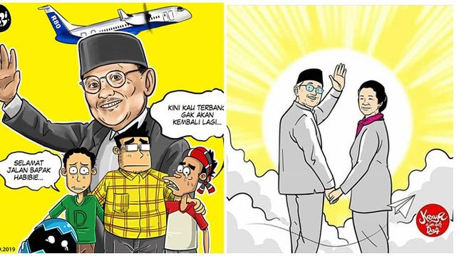 Komik Mengenang BJ Habibie Ini Bikin Haru