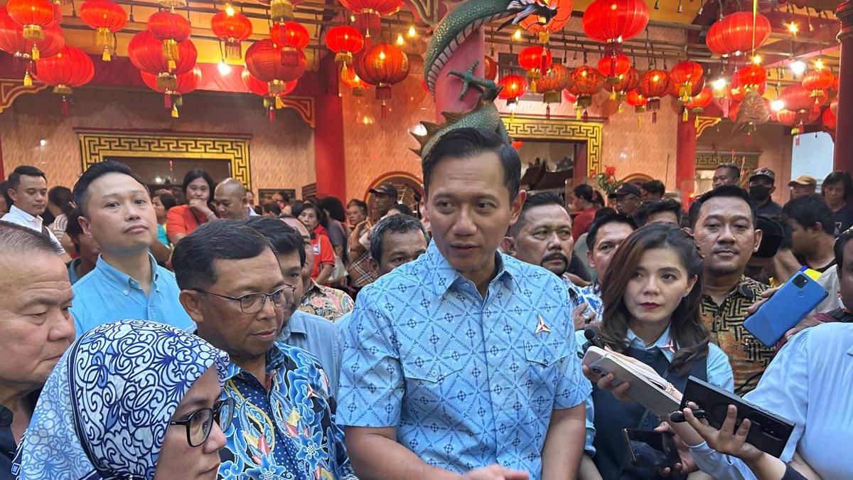 AHY Rayakan Imlek di Tangerang, Doakan Kesuksesan Pemerintahan Prabowo