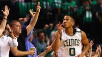 Pemain Boston Celtics Avery Bradley saat menghadapi Washington Wizards (NBA)