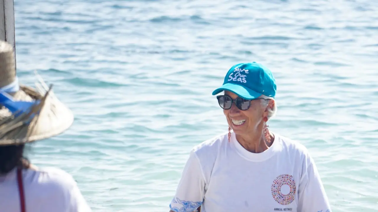 Direktur Pelaksana IMF Christine Lagarde di Bali
