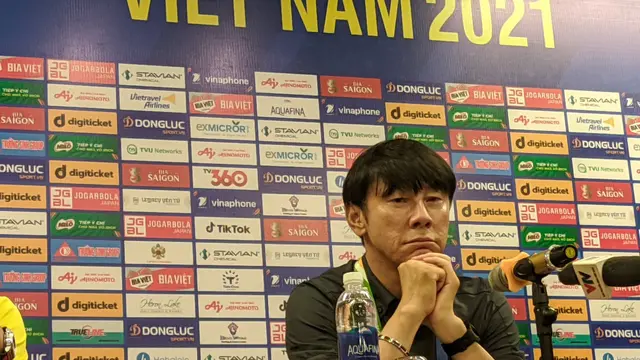 Pelatih Timnas Indonesia, Shin Tae-yong.