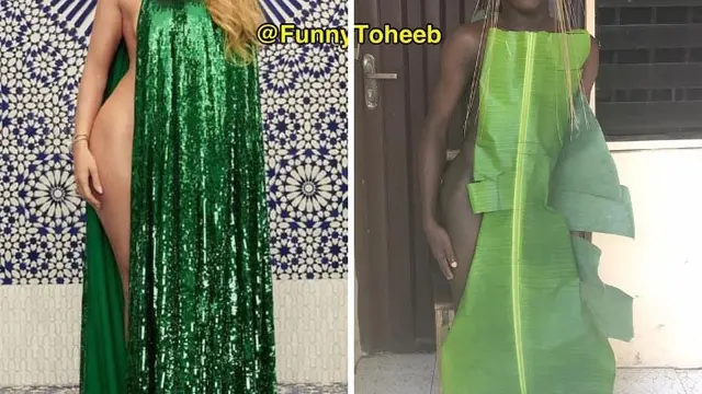 Tirukan Gaya Fashion Artis Hollywood dengan Low Budget, Lelaki Ini Viral