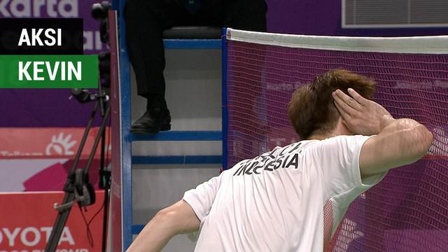Berita video aksi-aksi tak terbayangkan salah satu atlet bulu tangkis andalan Indonesia, Kevin Sanjaya, saat berjuang di Asian Games 2018.