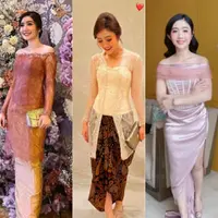 Model Pakaian Bridesmaid ala Febby Rastanty. [@febbyrastanty]