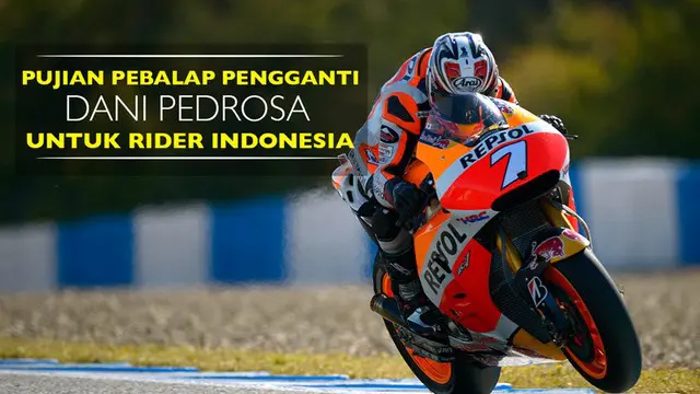 Video pujian pebalap pengganti Dani Pedrosa di MotoGP Jepang, Hiroshi Aoyama, untuk rider Indonesia, Gerry Salim.
