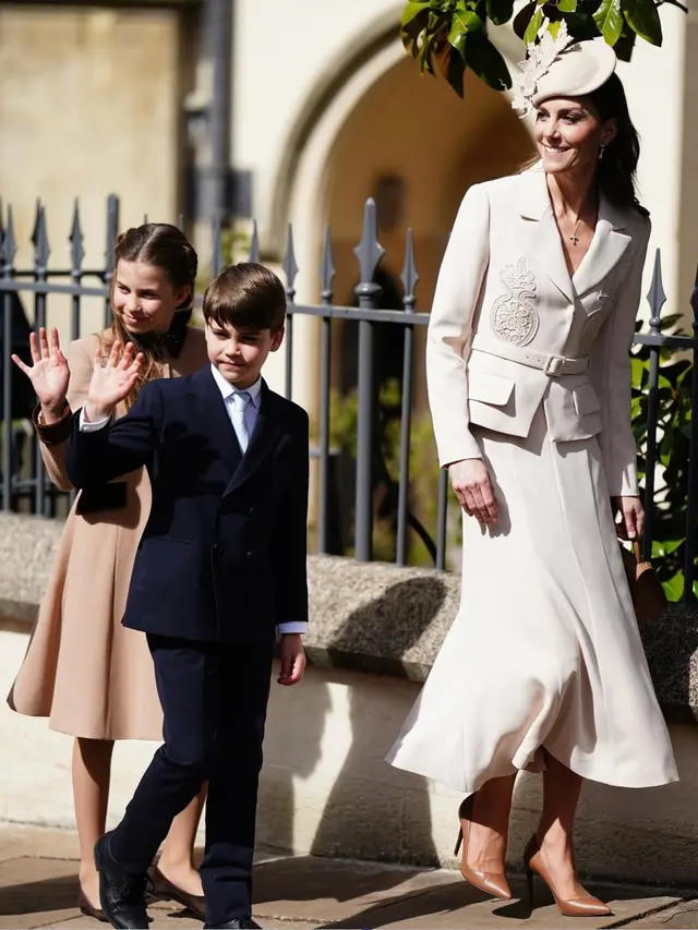 Kate Middleton kenakan dress yang Elegan dan Berkelanjutan.  [@princeandprincessofwales]