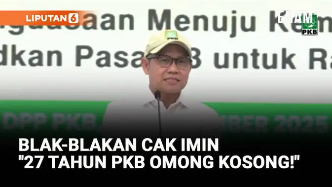 Cak Imin Tiba-Tiba Minta Maaf: PKB Sudah 27 Tahun, Omong Kosong Sejahterakan Petani!