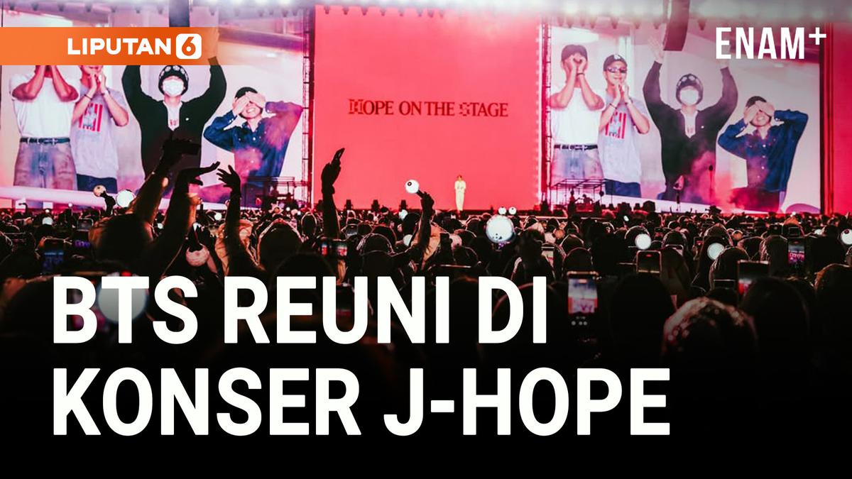 VIDEO: BTS Reuni di Konser J-Hope, Bikin Army Heboh