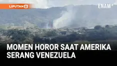 Warga Caracas mengenang momen-momen horor saat serangan udara Amerika Serikat menghantam Fort Tiuna, kompleks militer utama Venezuela di selatan ibu kota, Sabtu dini hari.