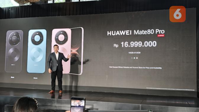 Harga Huawei Mate 80 Pro. (Liputa6.com/ Yuslianson)