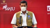 Ketua Satgas COVID-19 Doni Monardo memberikan keterangan pers usai Rapat Terbatas mengenai Penanganan Pandemi COVID-19, di Kantor Presiden Jakarta, Senin (26/4/2021). (Biro Pers Sekretariat Presiden)