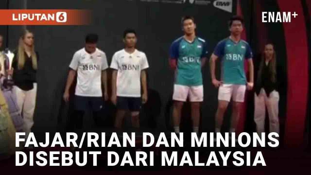 Momen janggal terjadi saat dua pasangan ganda putra Indonesia naik podium Denmark Open 2022 pada Minggu (23/10/2022). Pembawa acara menyebut Marcus Fernaldi Gideon/Kevin Sanjaya dan Fajar Alfian/Rian Ardianto dari Malaysia. Insiden itu viral dan menu...