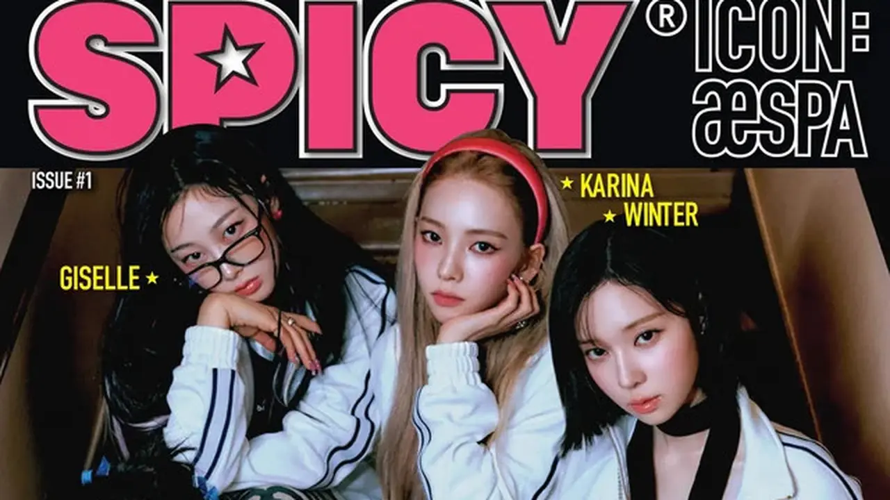 Aespa dalam konsep foto "SPICY"