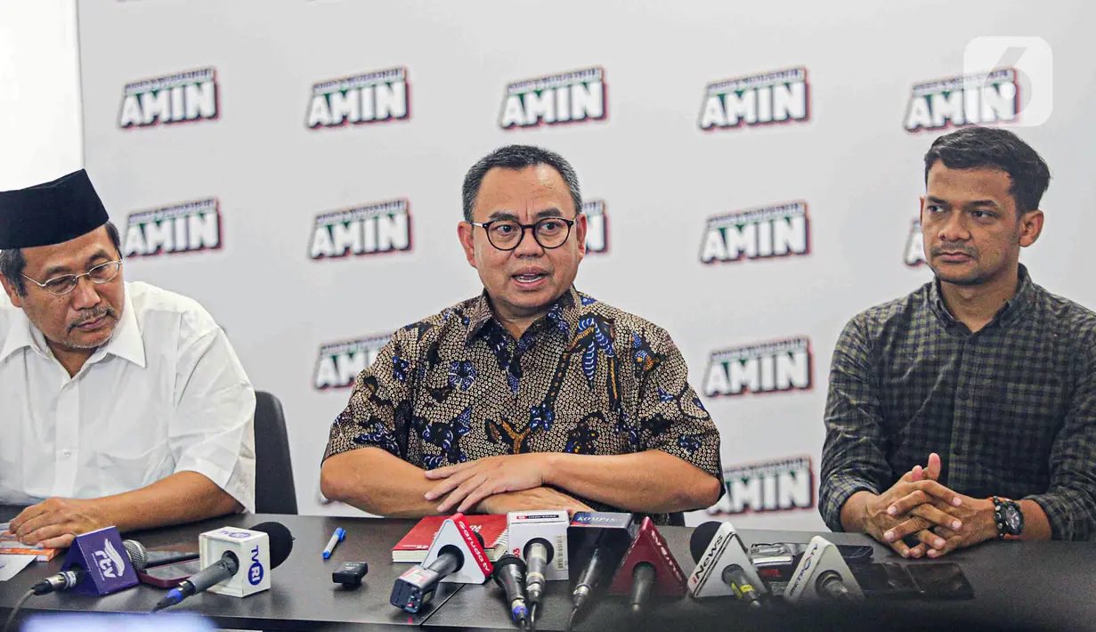 Sudirman Said menyarankan, jika ingin bergabung maka sebaiknya Jusuf Kalla melepas jabatannya sebagai Ketua Umum PMI. Hal ini guna menjaga netralitas PMI. (Liputan6.com/Faizal Fanani)