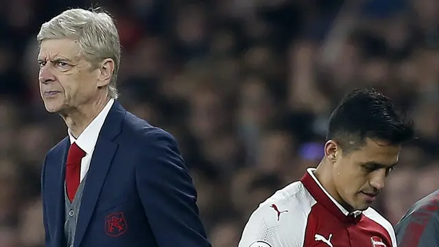 Arsene Wenger dan Alexis Sanchez