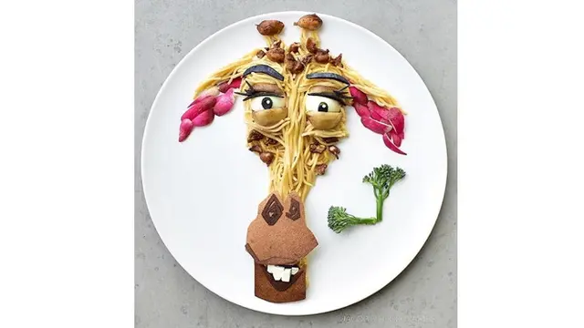 7 Kreasi Makanan Sehat Berbentuk Kartun Ini Kreatif Banget