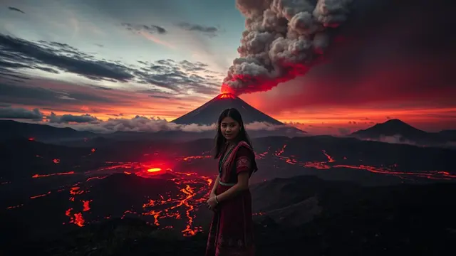 mimpi gunung merapi meletus