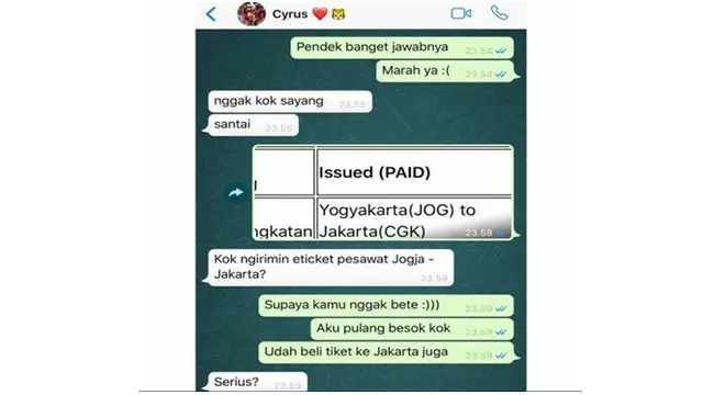 chat dianggap sahabat