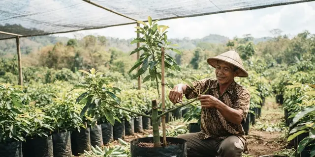 10 Trik Pohon Alpukat Cepat Bercabang Sejak Masih Kecil agar Tumbuh Rimbun dan Produktif