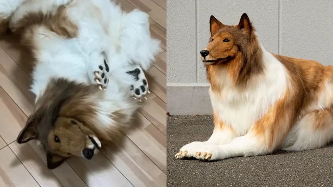 Kostum Anjing Realistis