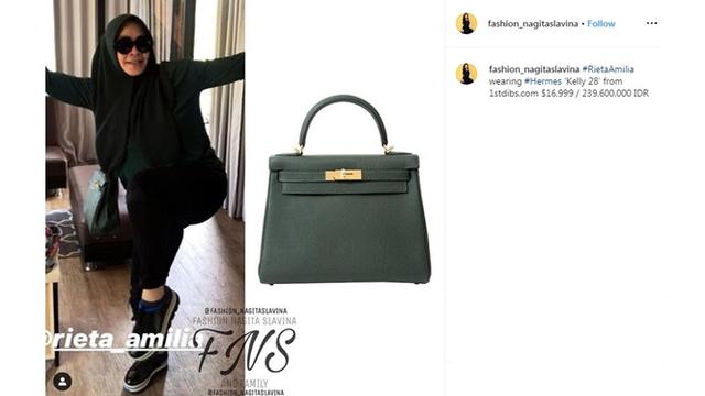 Harga 7 Koleksi Tas Mewah Rieta Amilia Ada Seharga Rp 300 