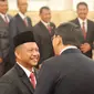 Irjen Tito Karnavian resmi menjabat Kepala BNPT. Pelantikan digelar di Istana Merdeka, Rabu (16/3/2016). (Liputan6.com/Luqman)