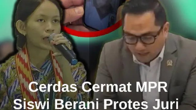 Josepha Siswi Peserta Cerdas Cermat MPR Berani Protes Juri Diberi Beasiswa ke Cina