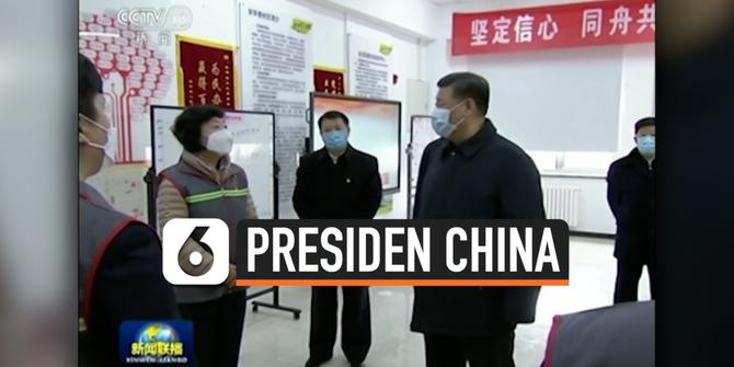 VIDEO: Momen Xi Jinping Kunjungi Pasien Virus Corona