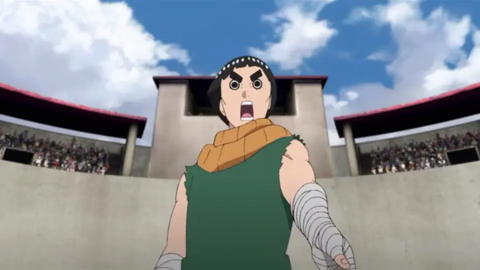 Karakter Rock Lee di anime Boruto. (Pierrot)